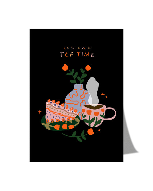 Tea Time - Postcard A6