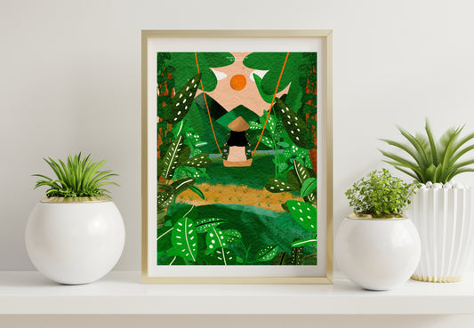 The Bali Jungle - A4 PRINT