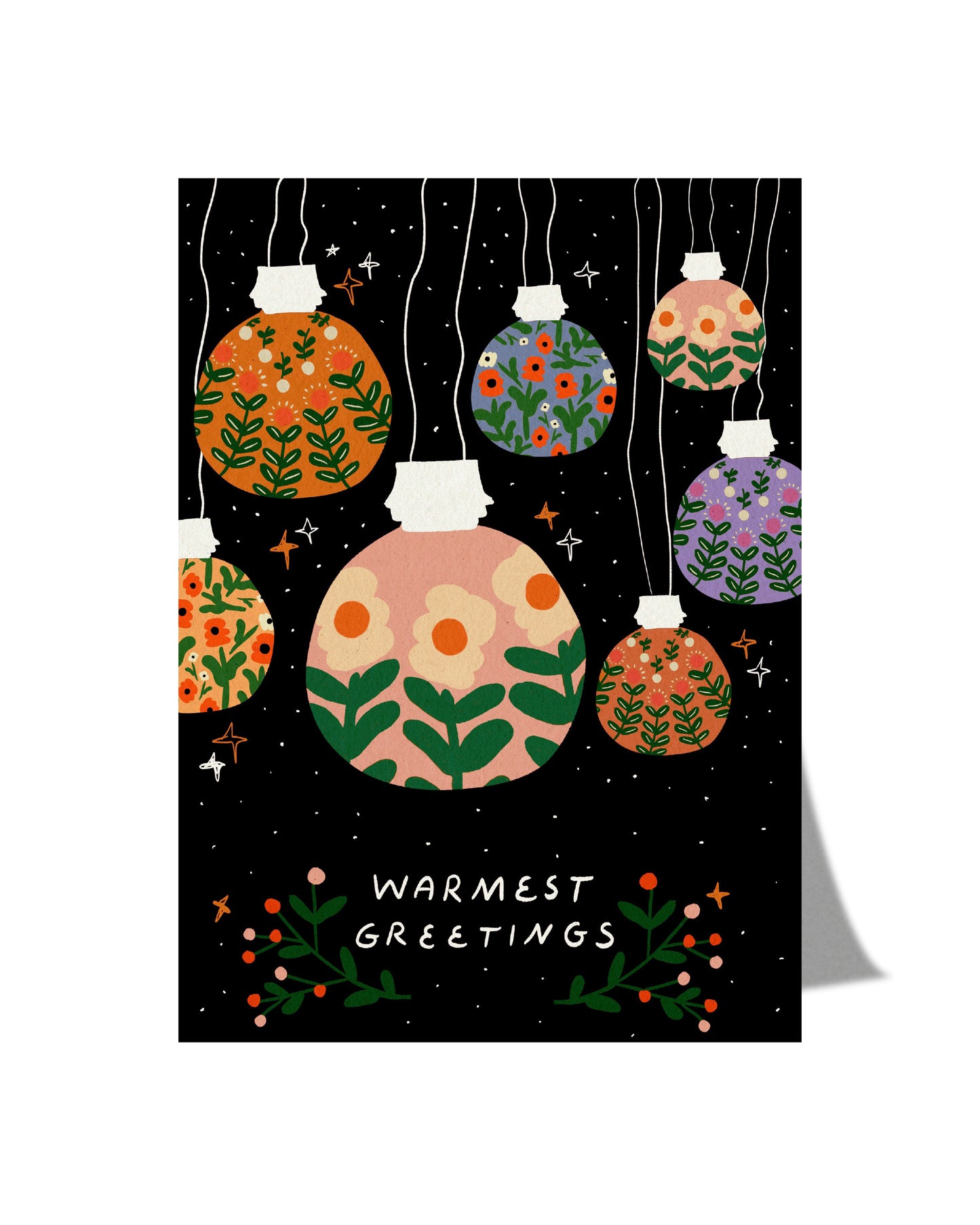Warmest Greetings - Postcard A6 (Christmas Edition)