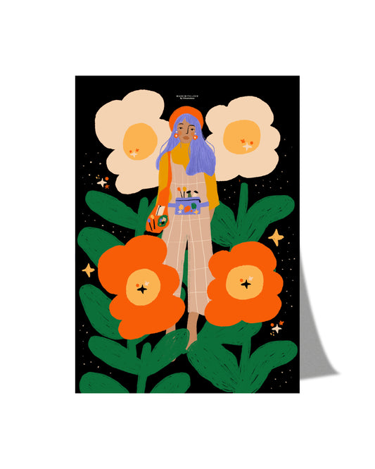 Flower Power - A4 PRINT