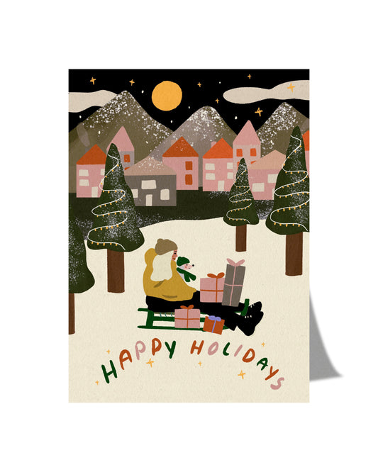 Happy Holidays - Postcard A6 (Christmas Edition)