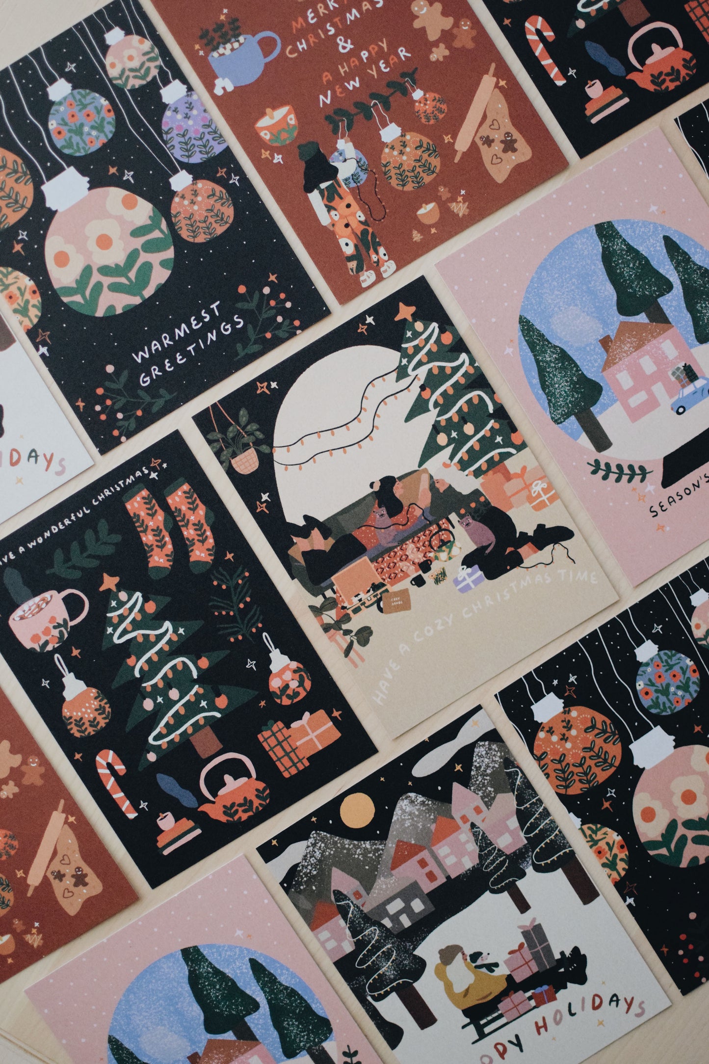 Happy Holidays - Postcard A6 (Christmas Edition)