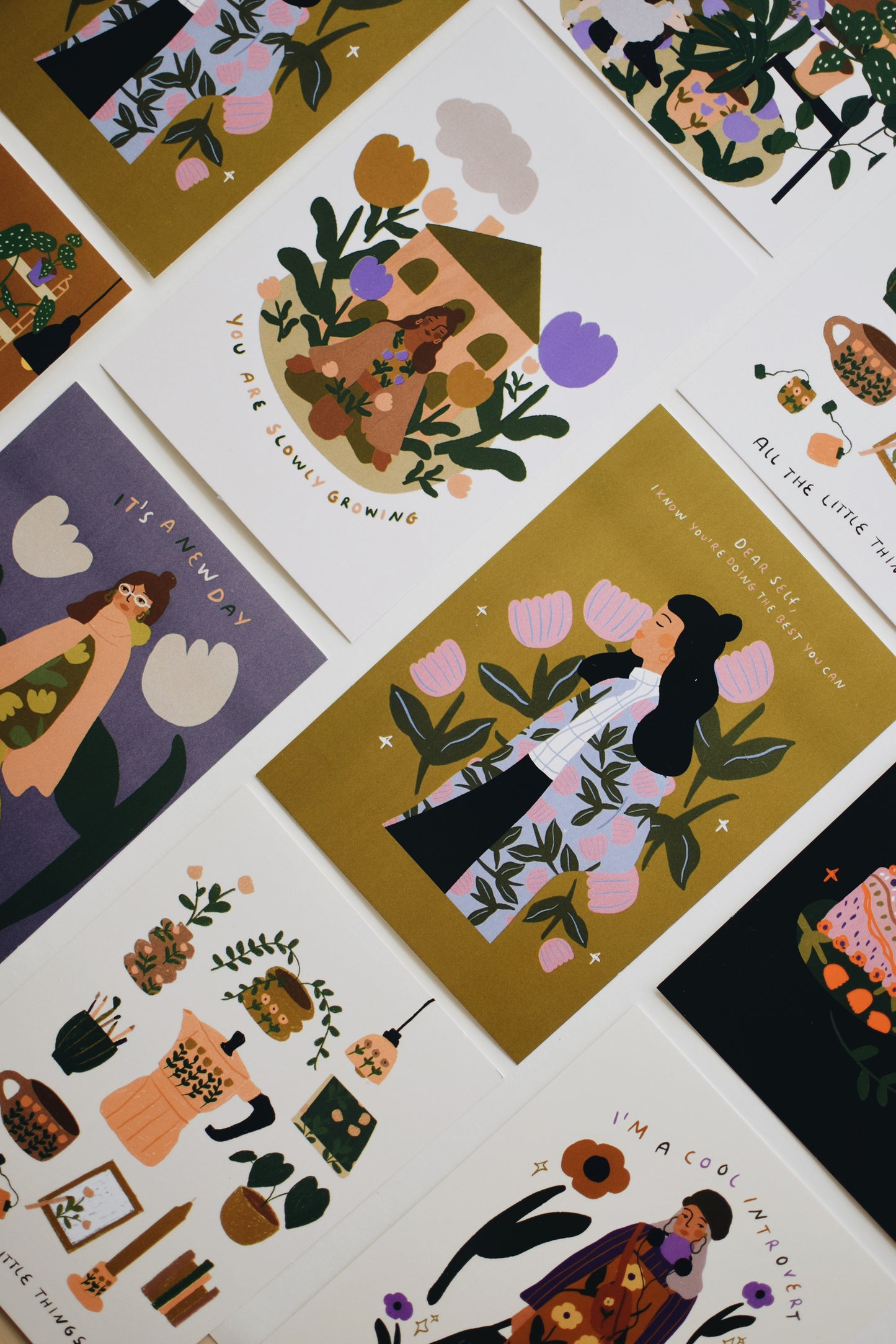 Cozy plants home - Postcard A6