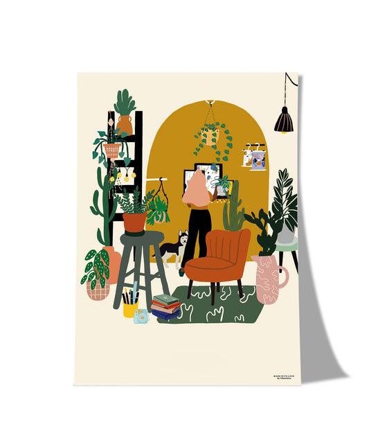 Plant Home A4 PRINT