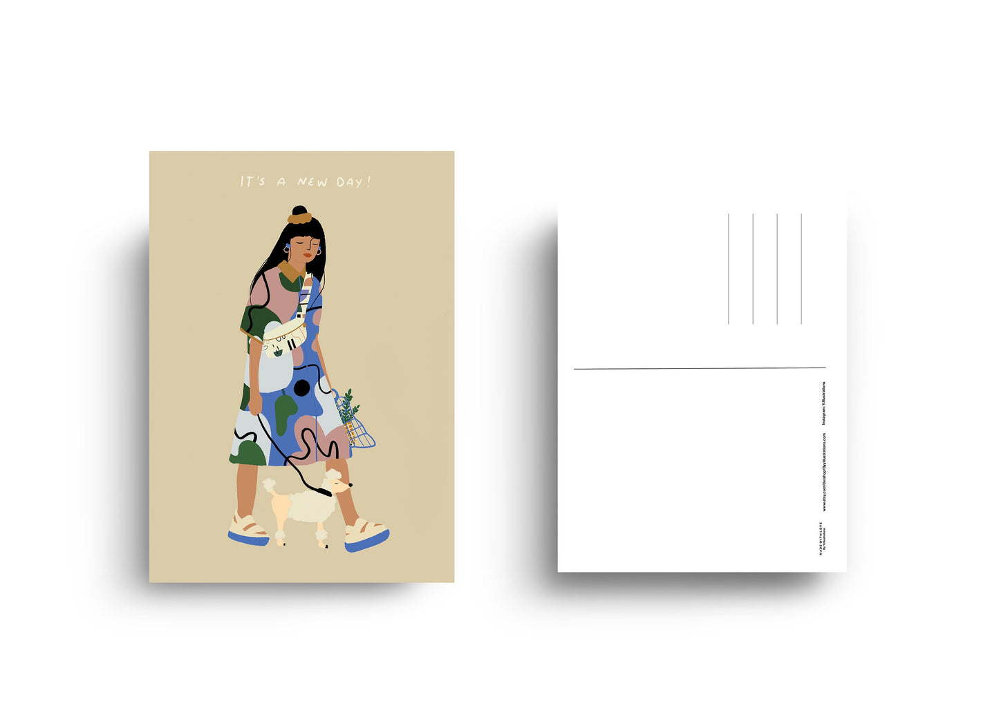 It's a new day - Postcard A6