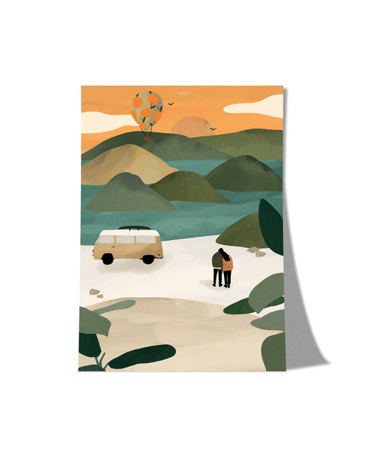 Travel with you - A4 PRINT