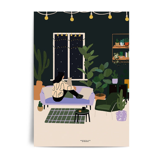 Calm Night - A4 PRINT