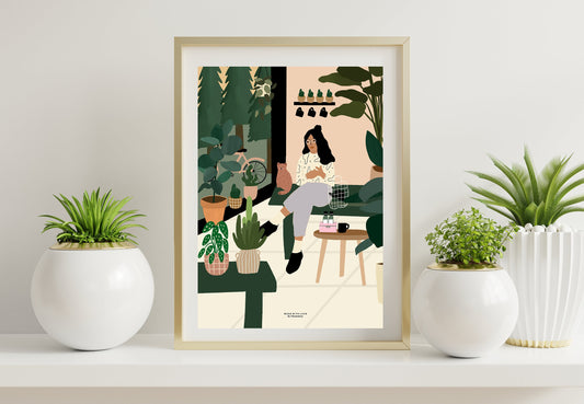 Slow Sunday - A4 PRINT / A6 Postcard