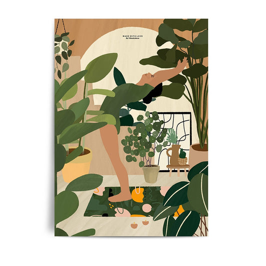 flow into your inner calm - A4 PRINT