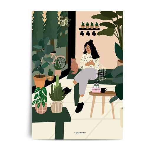 Slow Sunday - A4 PRINT / A6 Postcard