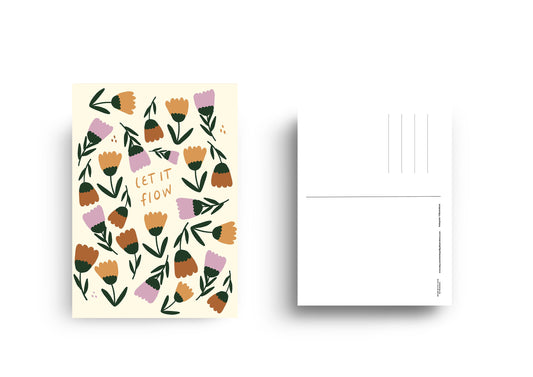 Let it Flow - Postcard A6