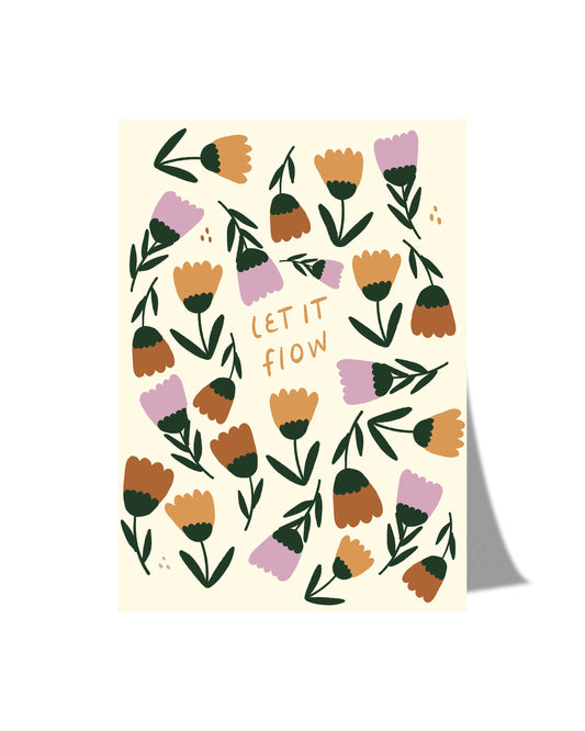 Let it Flow - Postcard A6