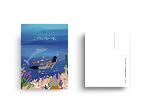 Little Friends - Postcard A6