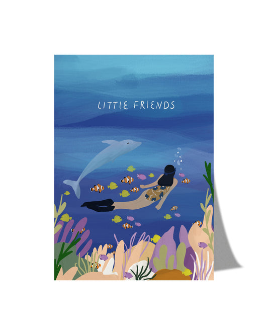 Little Friends - Postcard A6