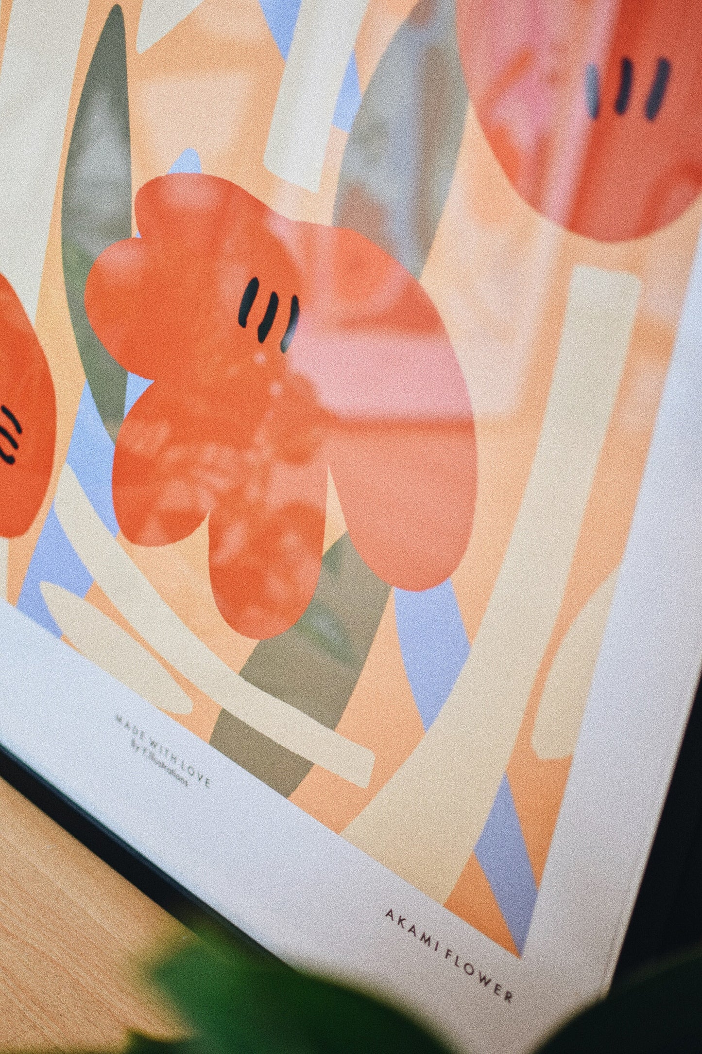 Akami Flower - FlORAL ABSTRACT PRINT A2/A3