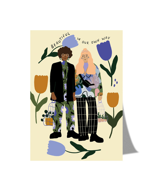 Beautiful in our own way - Postcard A6