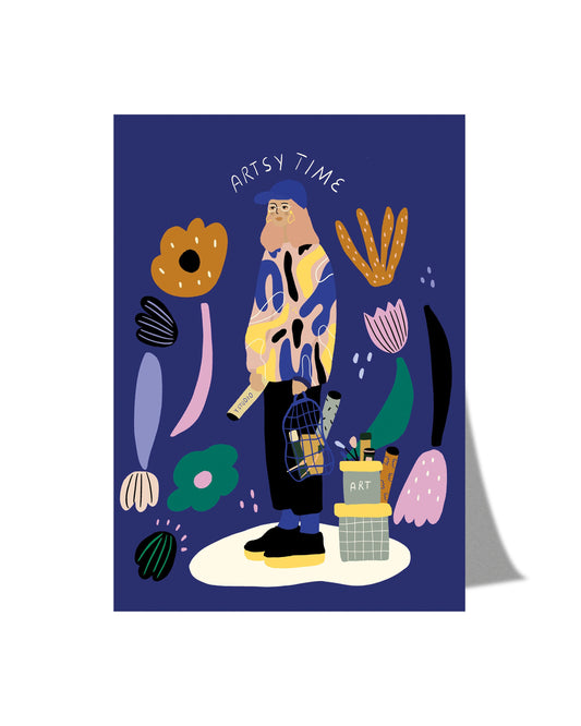 Artsy Time - Postcard A6