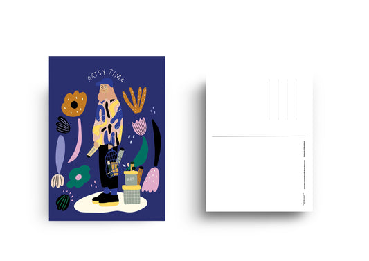 Artsy Time - Postcard A6