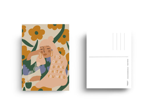 Take your time - Postcard A6