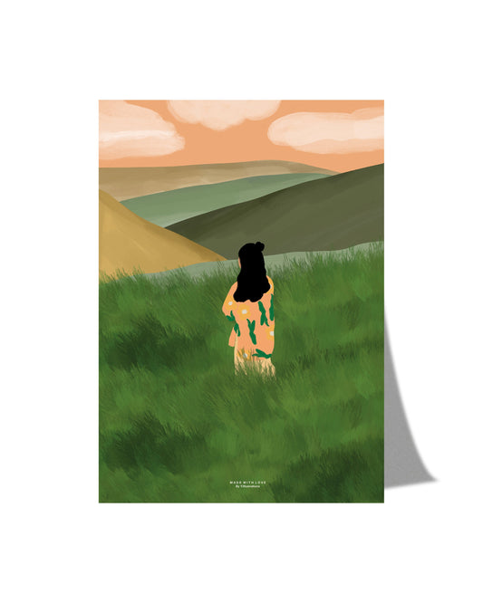 Calm thoughts - A4 PRINT