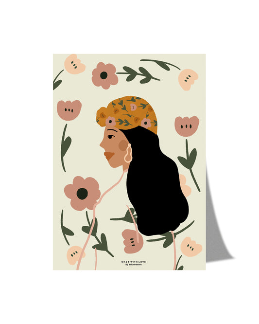 Whisper Flowers - A4 PRINT