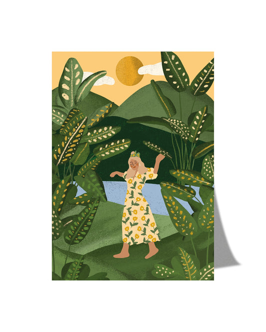 Soak up the Nature - A4 PRINT / A6 Postcard
