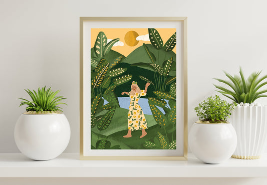 Soak up the Nature - A4 PRINT / A6 Postcard