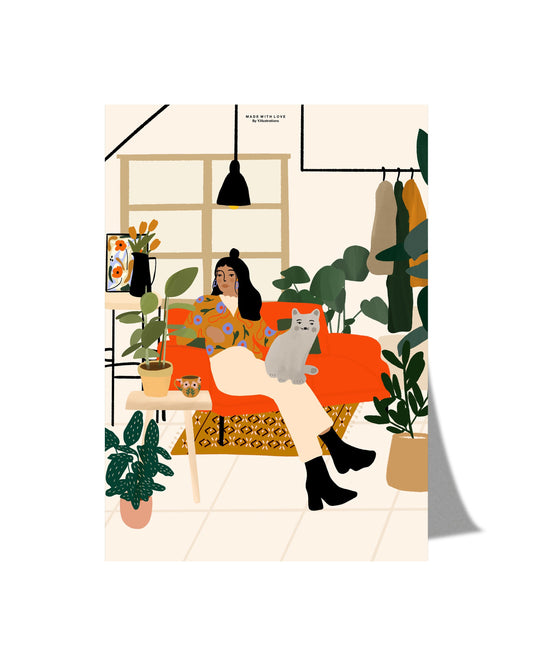 Cozy Sunday - A4 PRINT